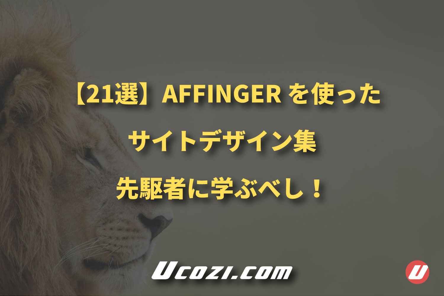 【21選】AFFINGER（アフィンガー）を使ったサイトデザイン集｜先駆者に学ぶべし！