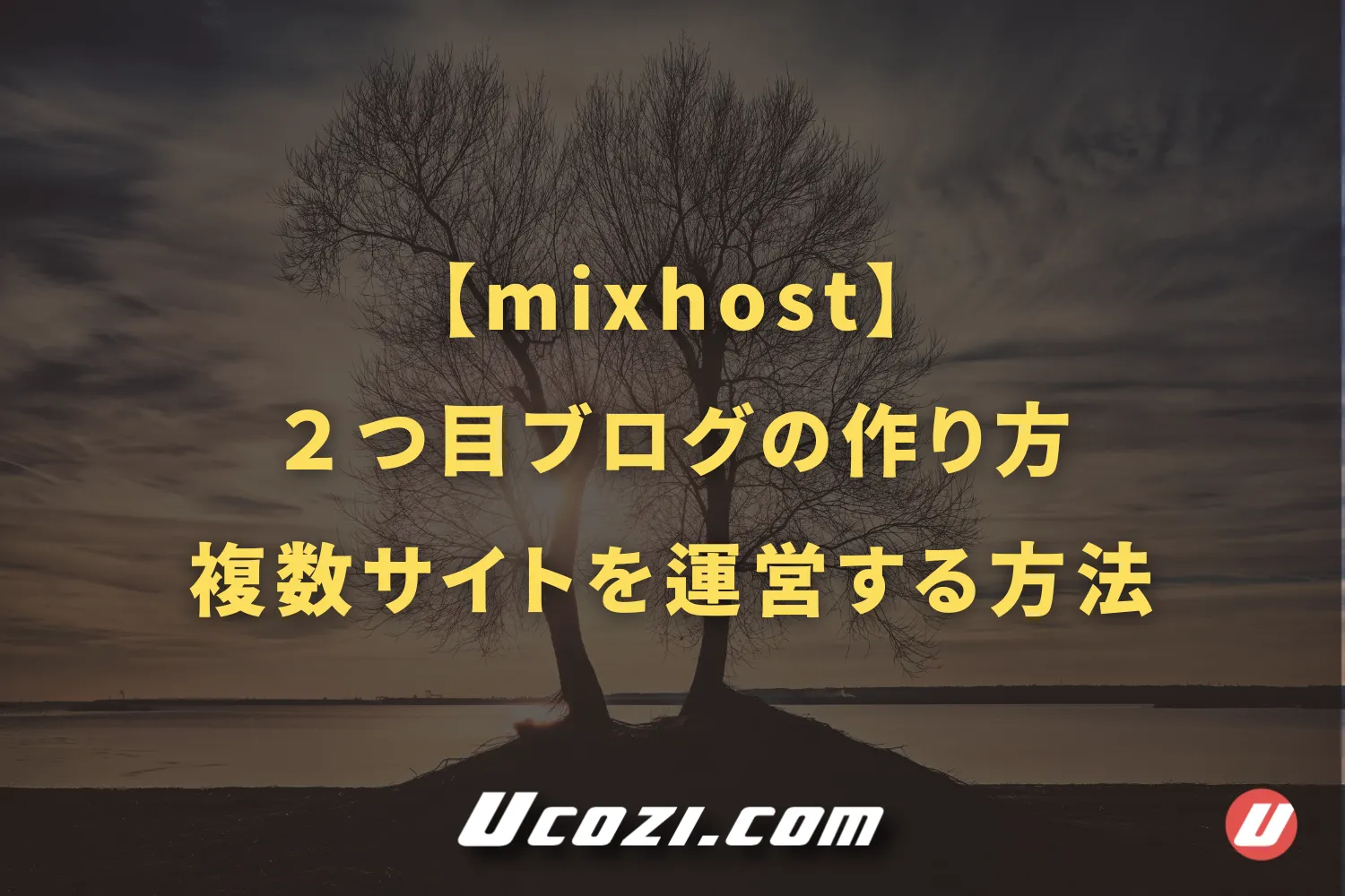 【mixhost】２つ目ブログの作り方｜wordpressで複数サイトを運営する方法